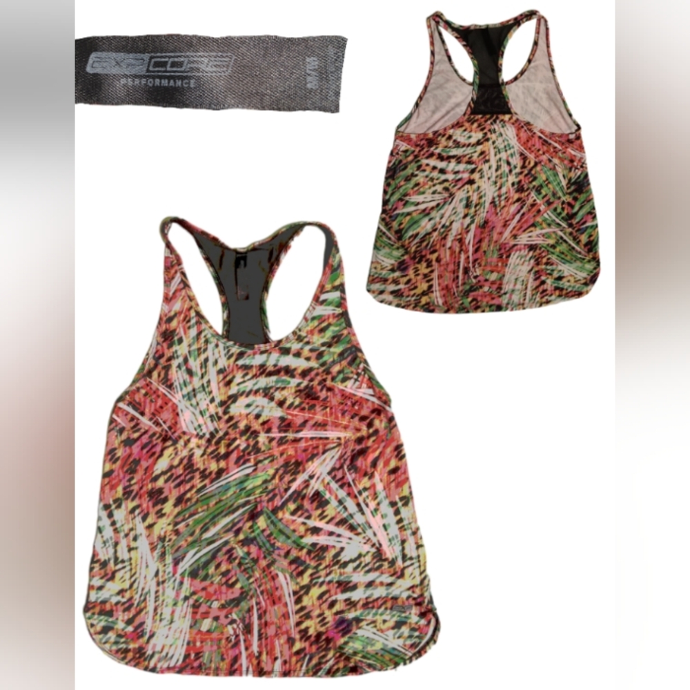 Exp Core Performance Multicolored Workout Top